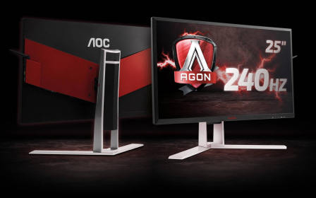 Представлен быстрый игровой монитор AOC AGON с частотой обновления 240 Гц