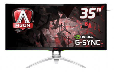 35-дюймовый игровой монитор AOC AGON с изогнутым экраном и поддержкой NVIDIA G-SYNC