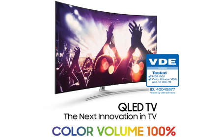 Новый QLED телевизор Samsung первым в мире воспроизводит цвета в полном объеме