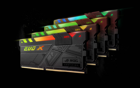 GeIL представила первые в мире модули памяти DDR4 с RGB-подсветкой, сертифицированные ASUS ROG