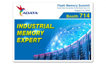 ADATA продемонстрирует новейшие индустриальные и коммерческие решения на Flash Memory Summit 2018